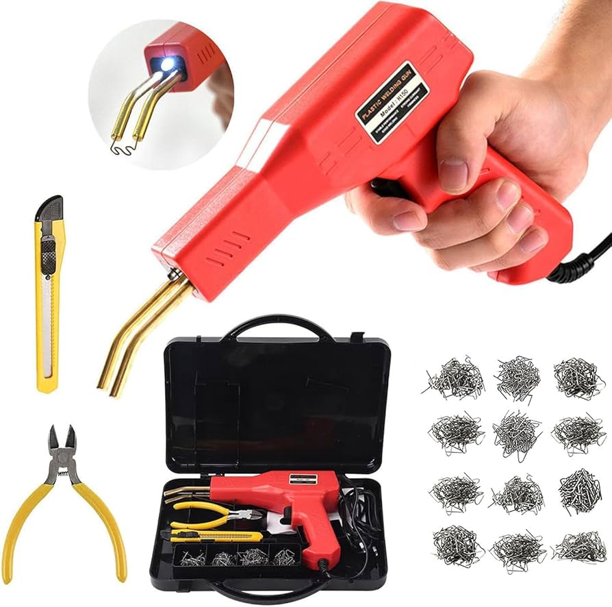 KIT SOLDADOR DE PLASTICO + 200 GRAPAS