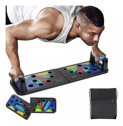 COMBO FIT: RODILLO FITNESS AUTOMÁTICO + TABLA PUSH UP